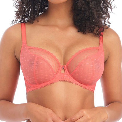 Freya Signature Plunge Bra - Hot Coral
