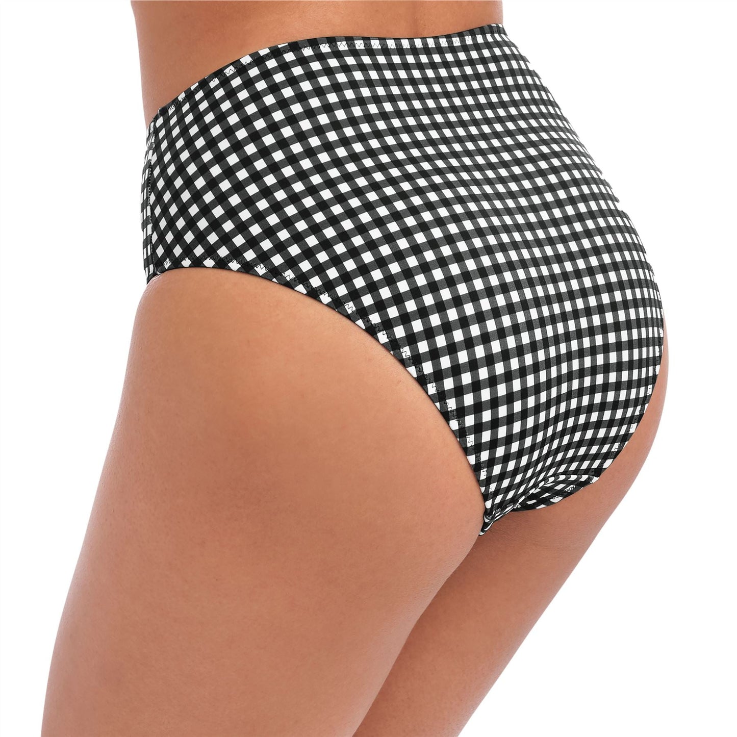 Freya Check In High Waist Bikini Brief - Monochrome Freya Swimwear