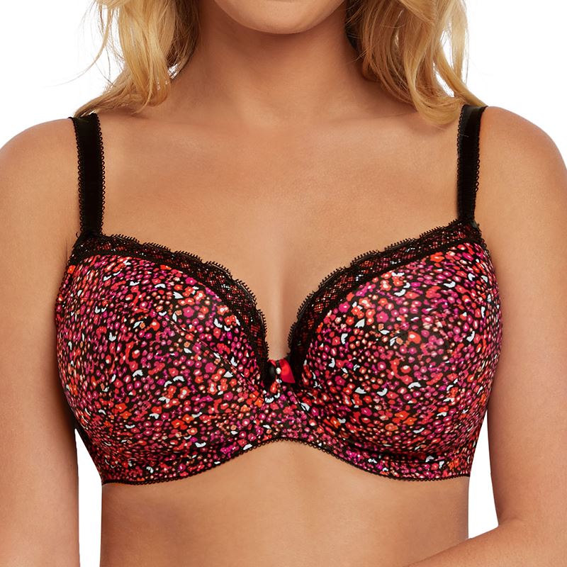 Freya In Bloom Padded Plunge Bra - Posie