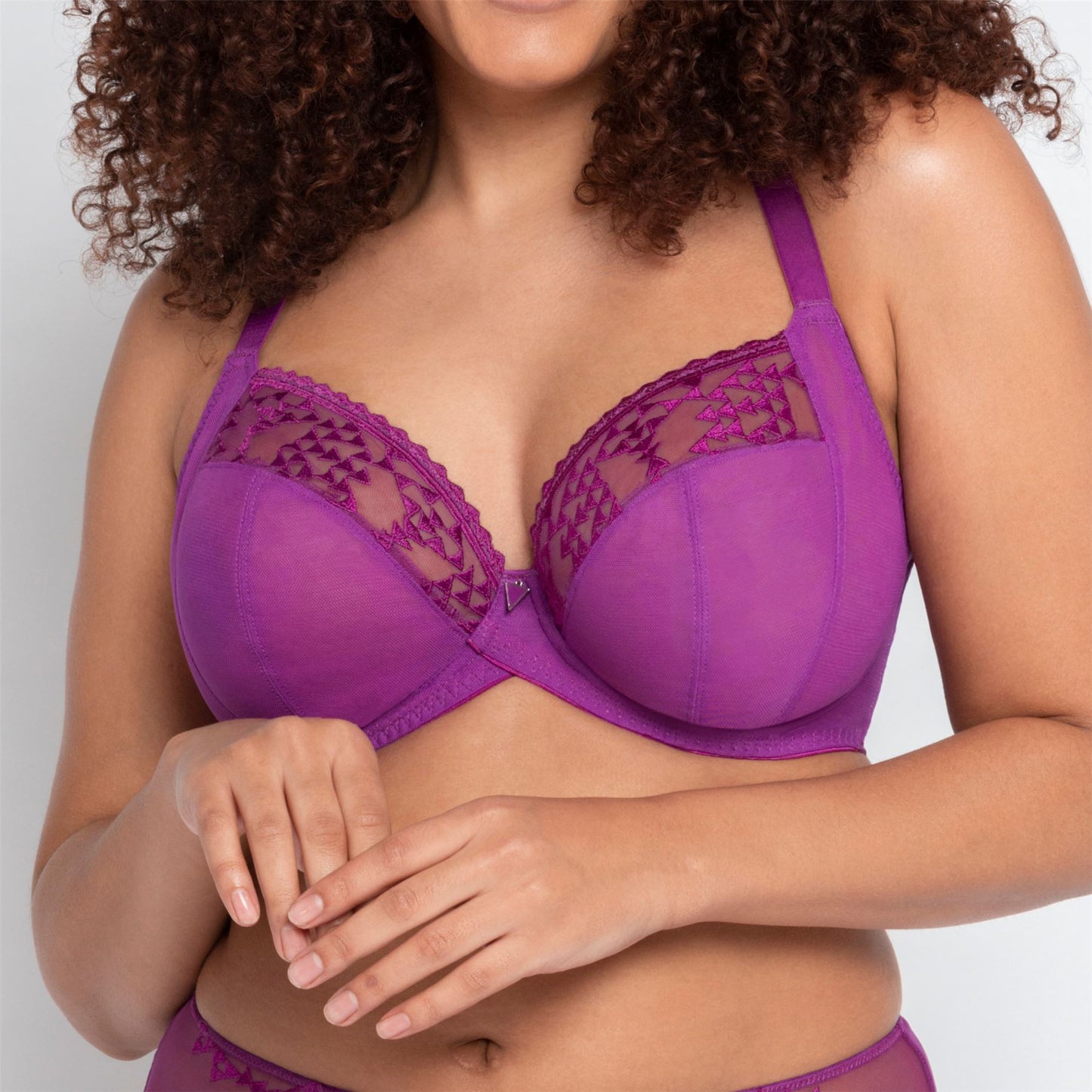 Curvy Kate Centre Stage Full Plunge Bra - Violet