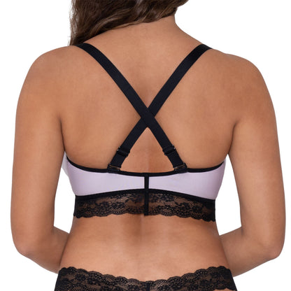 Curvy Kate Twice the Fun Reversible Bralette - Black/Pink
