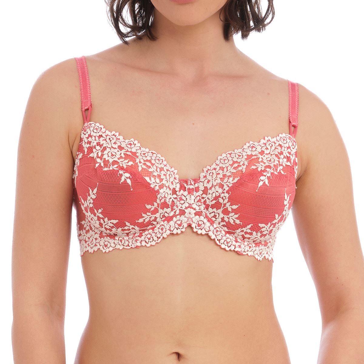 Wacoal Embrace Lace Bra - Faded Rose/White Sand