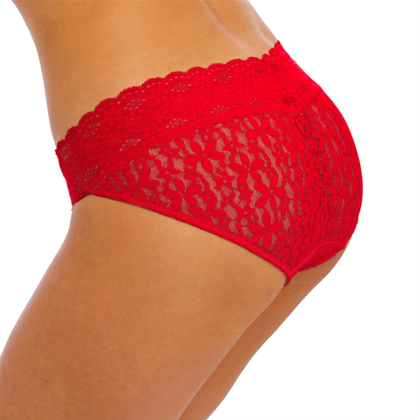 Wacoal Halo Lace Brief - Barbados Cherry