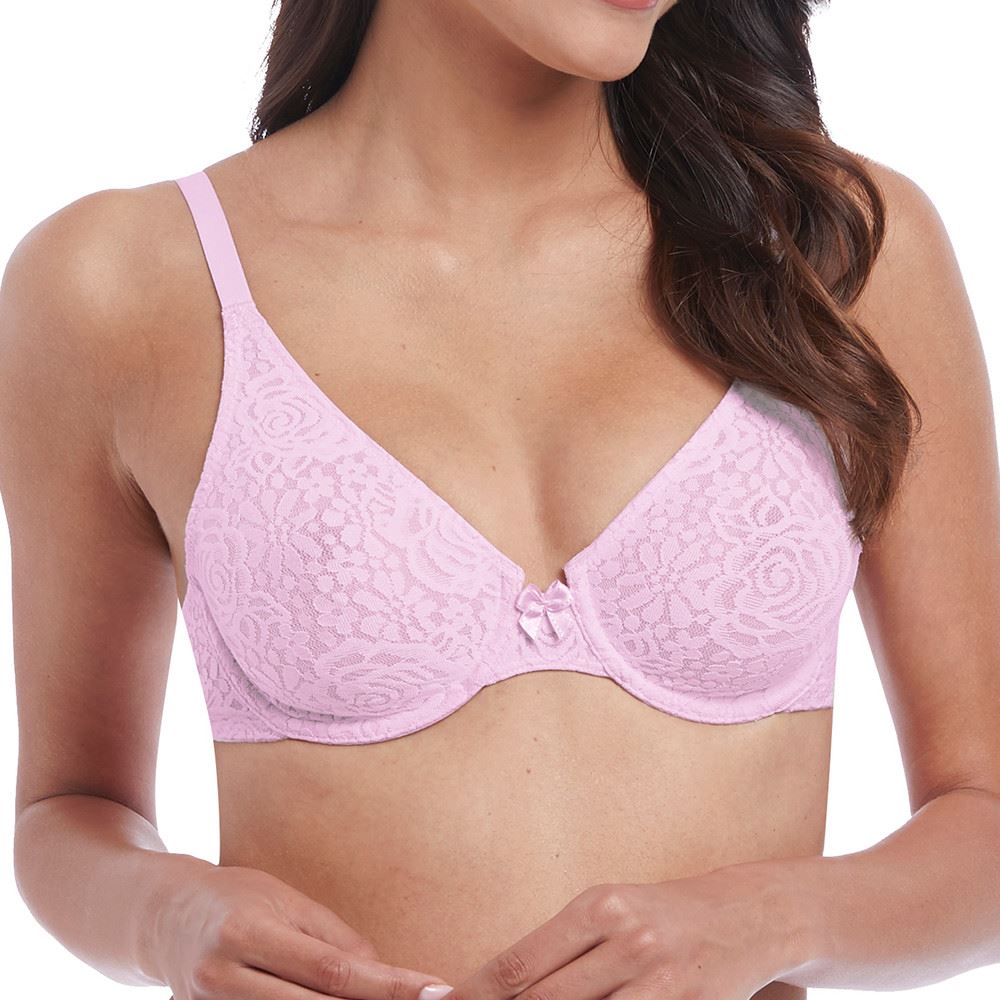 Wacoal Halo Lace Moulded Bra - Lilac Snow