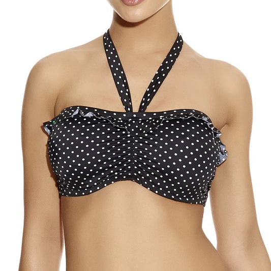 Freya Pier Bandeau Bikini Top - Black