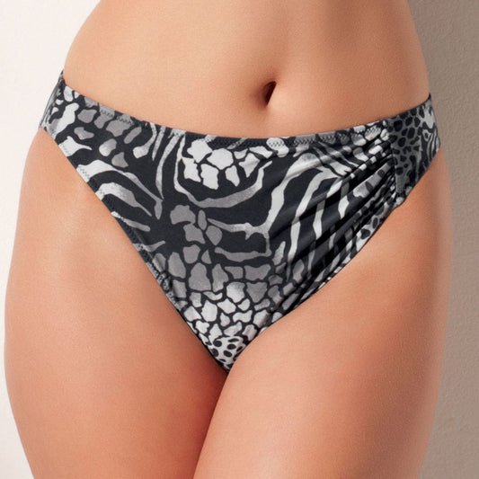 Fantasie Nairobi Classic Draped Bikini Brief - Black