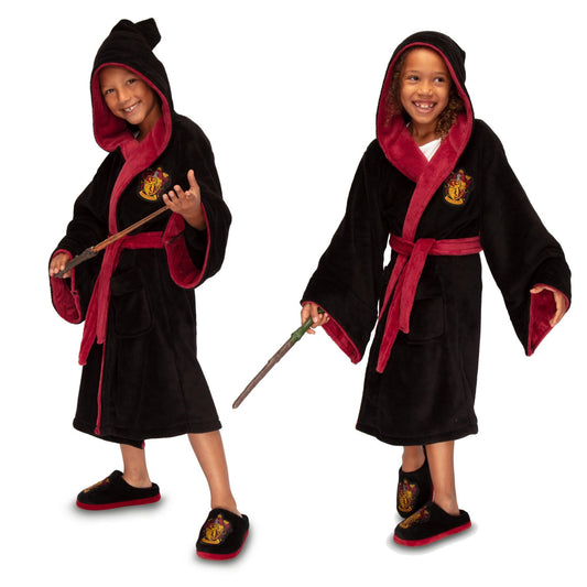 Harry Potter Kids Gryffindor Fleece Hooded Robe
