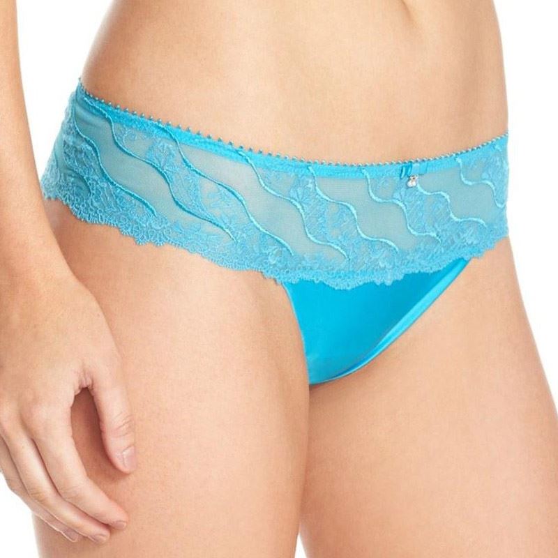 Wacoal Eclat Tanga - Aquamarine