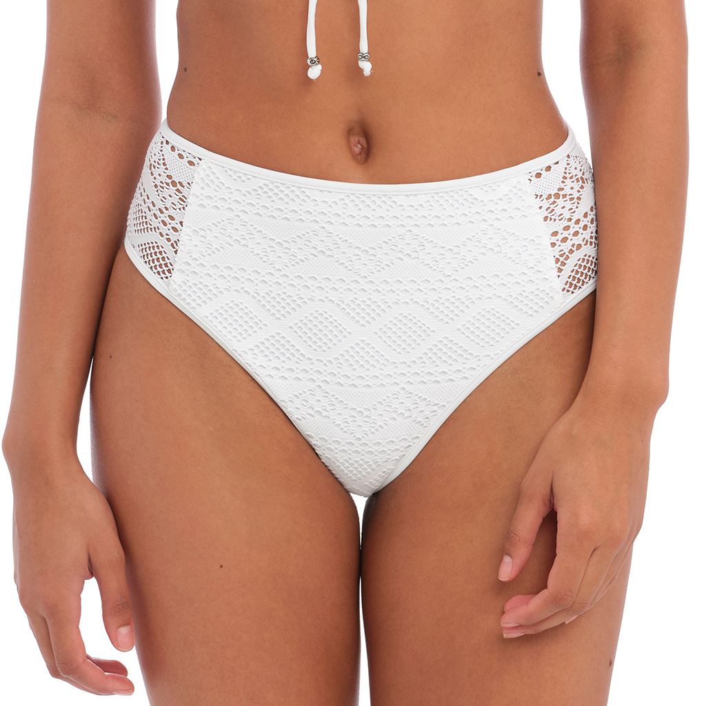 Freya Sundance High Waist Bikini Brief - White