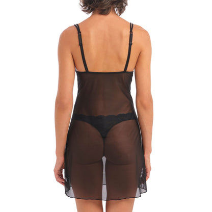 Wacoal Instant Icon Chemise - Black Eclipse