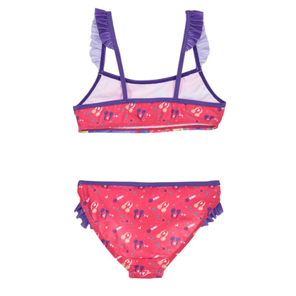 Girls Trolls World Tour Bikini Set - Fushia