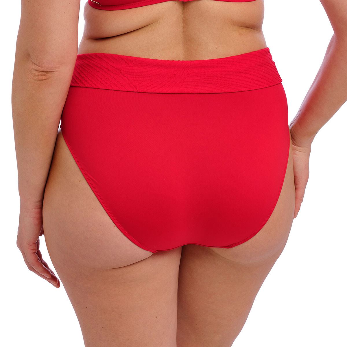 Fantasie Ottawa High Waist Bikini Brief - Radiant Red Fantasie Swimwear
