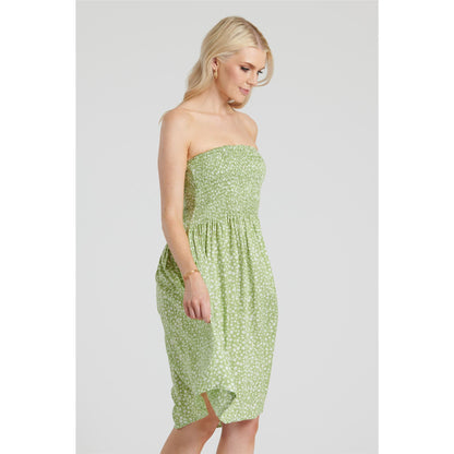 Pistachio Ditsy Floral 3 In 1 Dress - Green