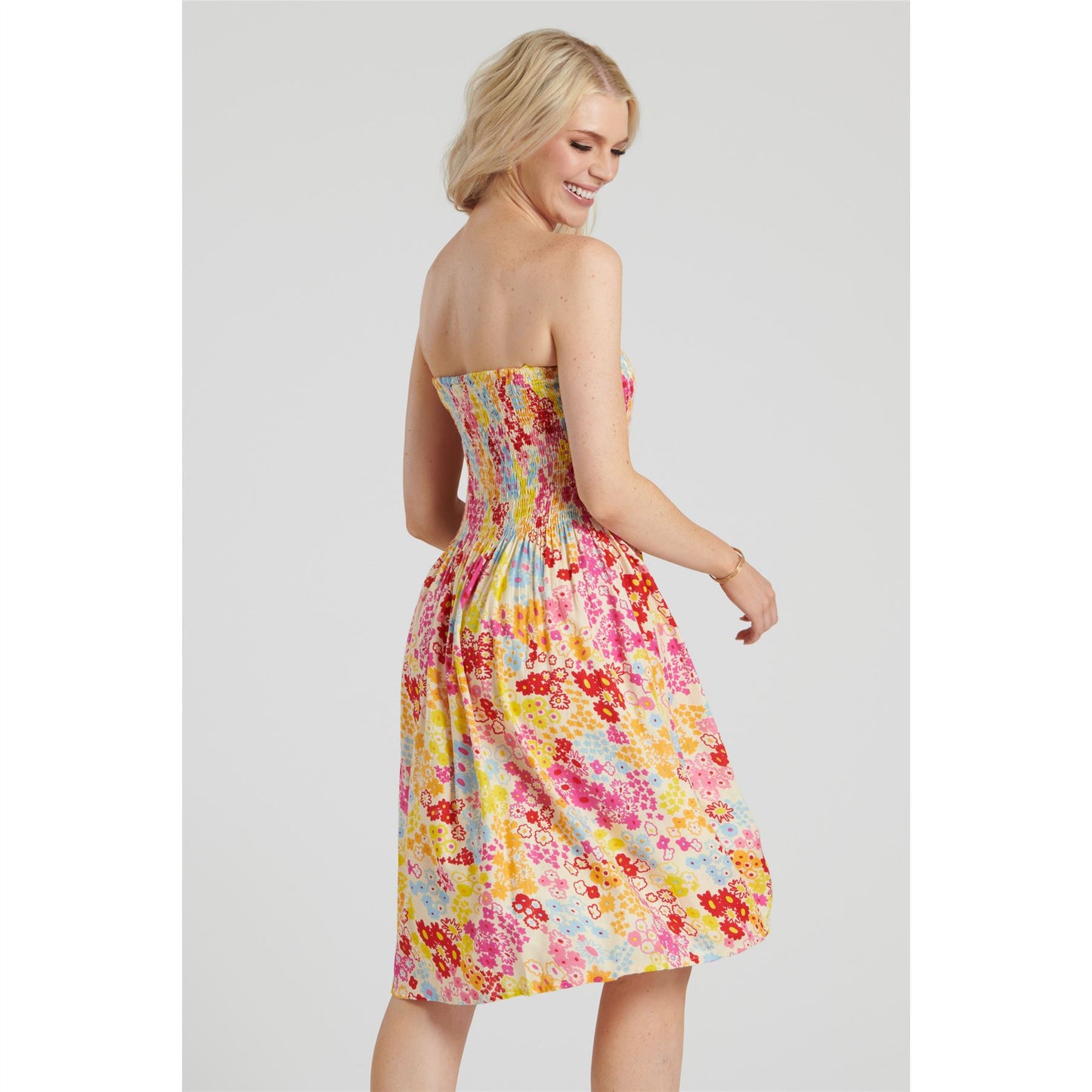 Pistachio Multi Floral 3 In 1 Dress