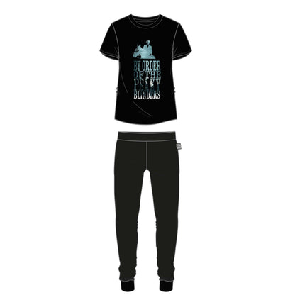 Mens Peaky Blinders Pyjamas - Black