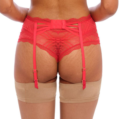 Freya Fatale Suspender Belt - Chilli Red