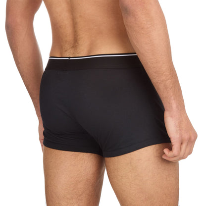 Embargo Mens Hipster Trunks (4 Pack) - Black