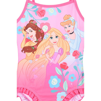 Girls Disney Princess Swimsuit - Pink