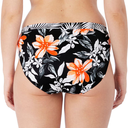 Fantasie Port Maria Mid Rise Bikini Brief - Black