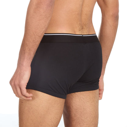Embargo Mens Hipster Trunks (4 Pack) - Black