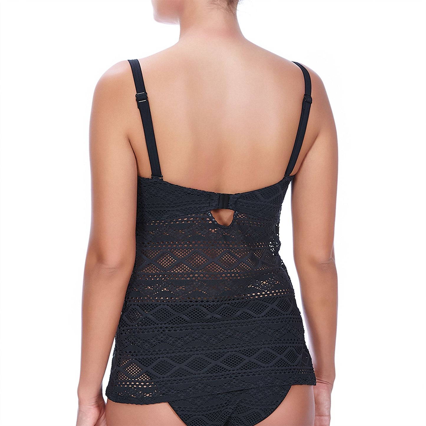 Freya Sundance Tankini Top - Black