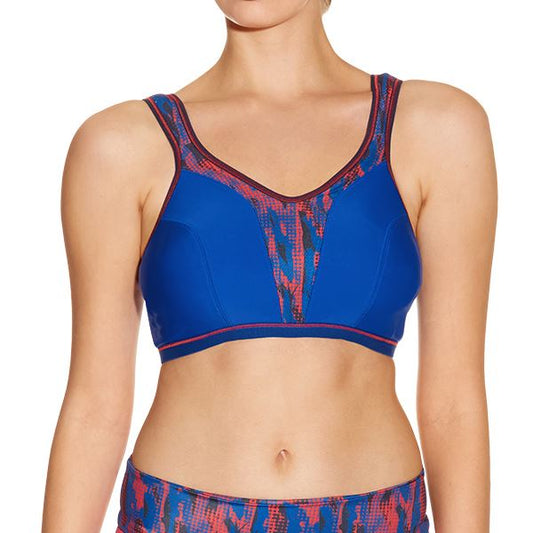 Freya Active Soft Cup Crop Top Sports Bra - Olympic Blue