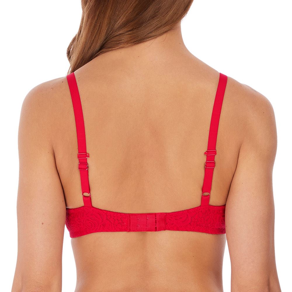 Wacoal Halo Lace Moulded Bra - Lipstick Red