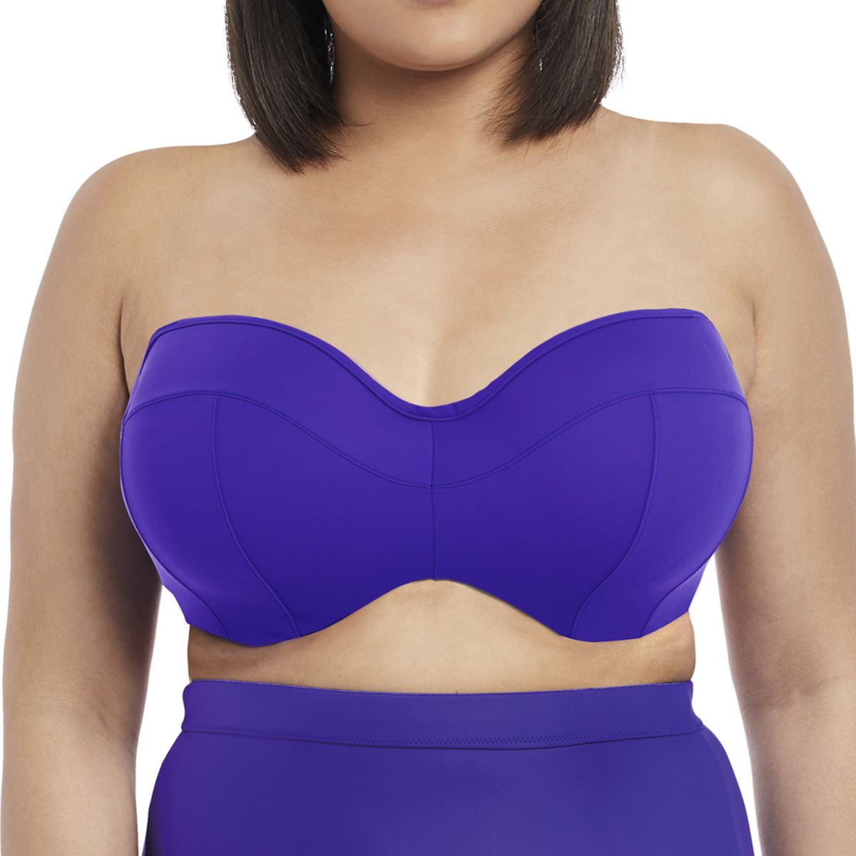 Elomi Essentials Bandeau Bikini Top - Indigo