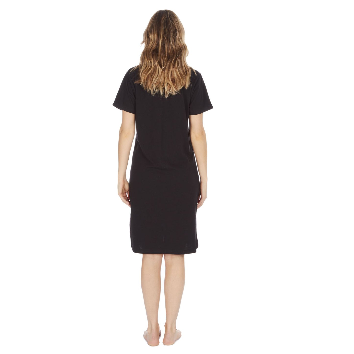 Forever Dreaming Team Bride Glitter Nightdress - Black