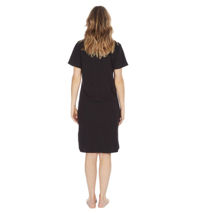 Forever Dreaming Team Bride Glitter Nightdress - Black