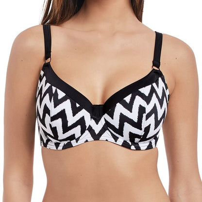 Freya Making Waves Sweetheart Padded Bikini Top - Black