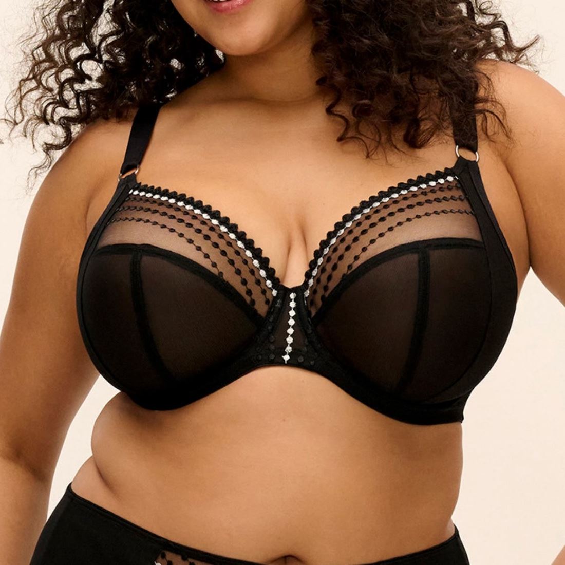 Elomi Matilda Plunge Bra - Black Elomi