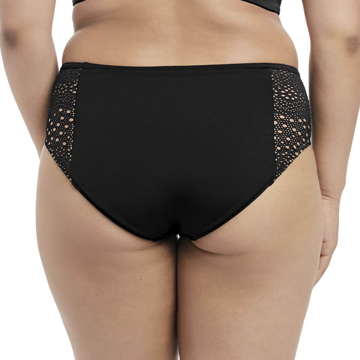 Elomi Indie Mid Rise Bikini Brief - Black