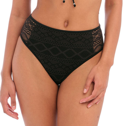 Freya Sundance High Waist Bikini Brief - Black