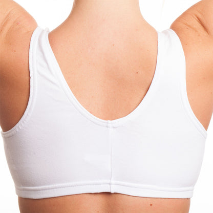 Gemm Front Fastening Bra - White