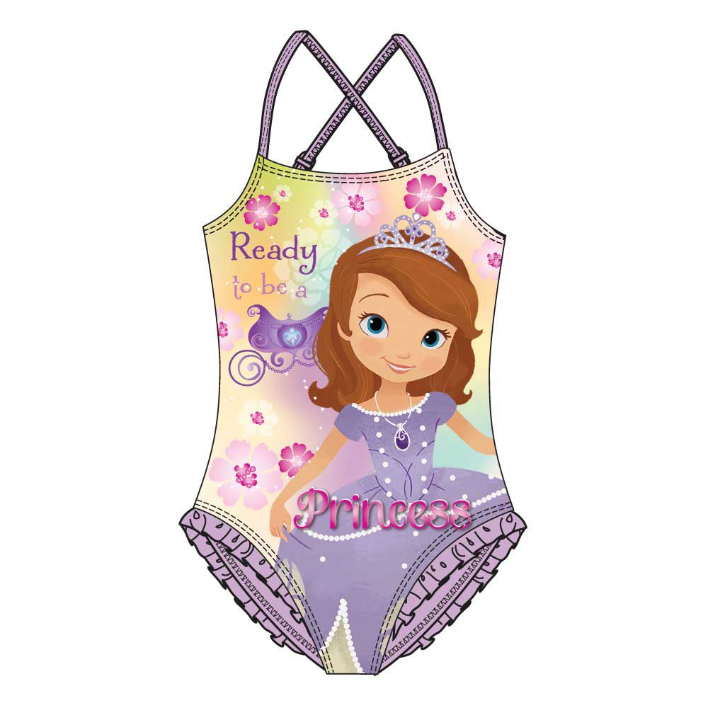 Girls Sofia The First Swimsuit Purple