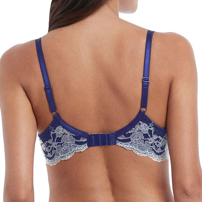 Wacoal Lace Affair Contour Bra - Patriot Blue/Halogen Blue