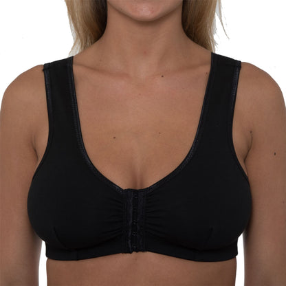 Gemm Front Fastening Bra - Black