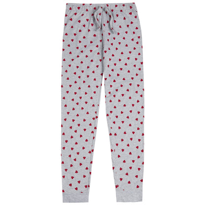 Forever Dreaming Womens 'Heart On My Sleeve' Pyjama Set - White