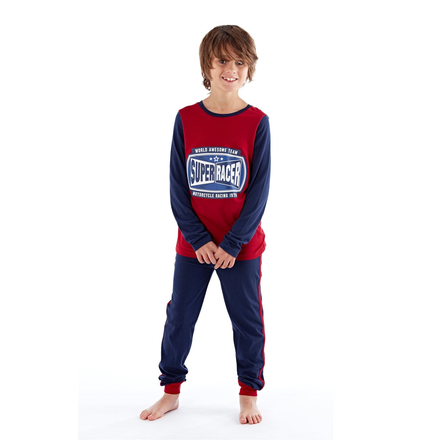 Masq Kids 'Super Racer' Pyjama Set - Red/Blue