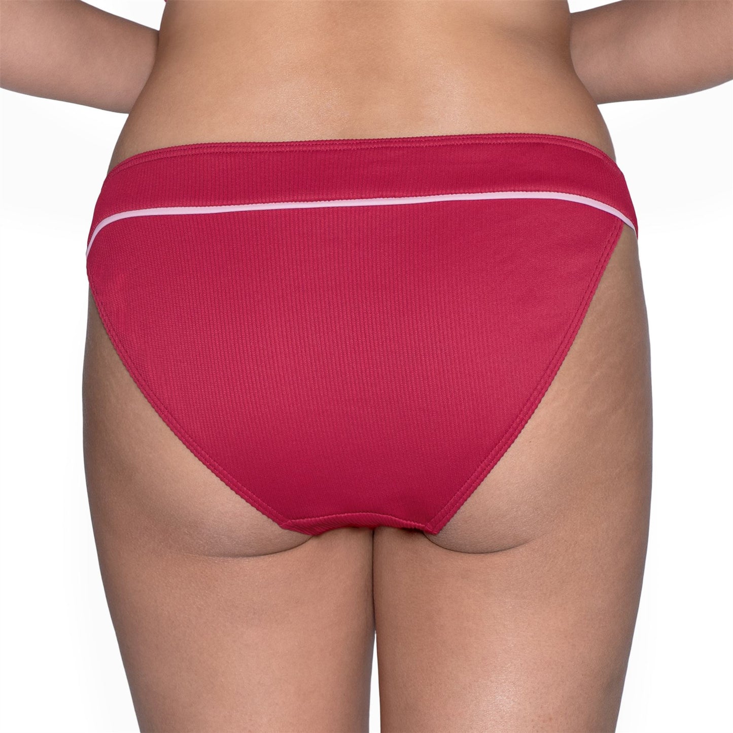 Curvy Kate Poolside Classic Bikini Brief - Red/Pink