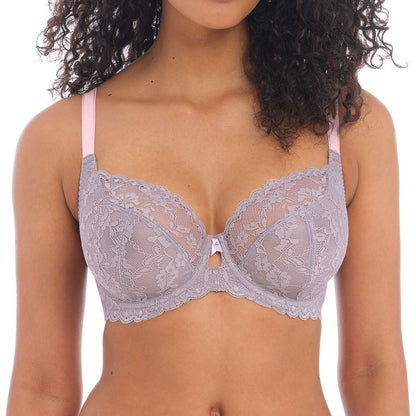 Freya Offbeat Plunge Bra - Mineral Grey