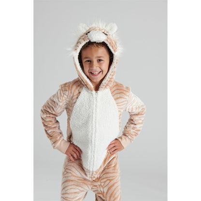 Nifty Kids Luxury Tiger Onesie - Brown