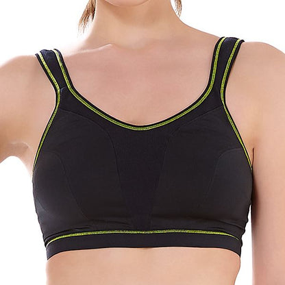 Freya Active Force Crop Top Soft Cup Sports Bra - Black