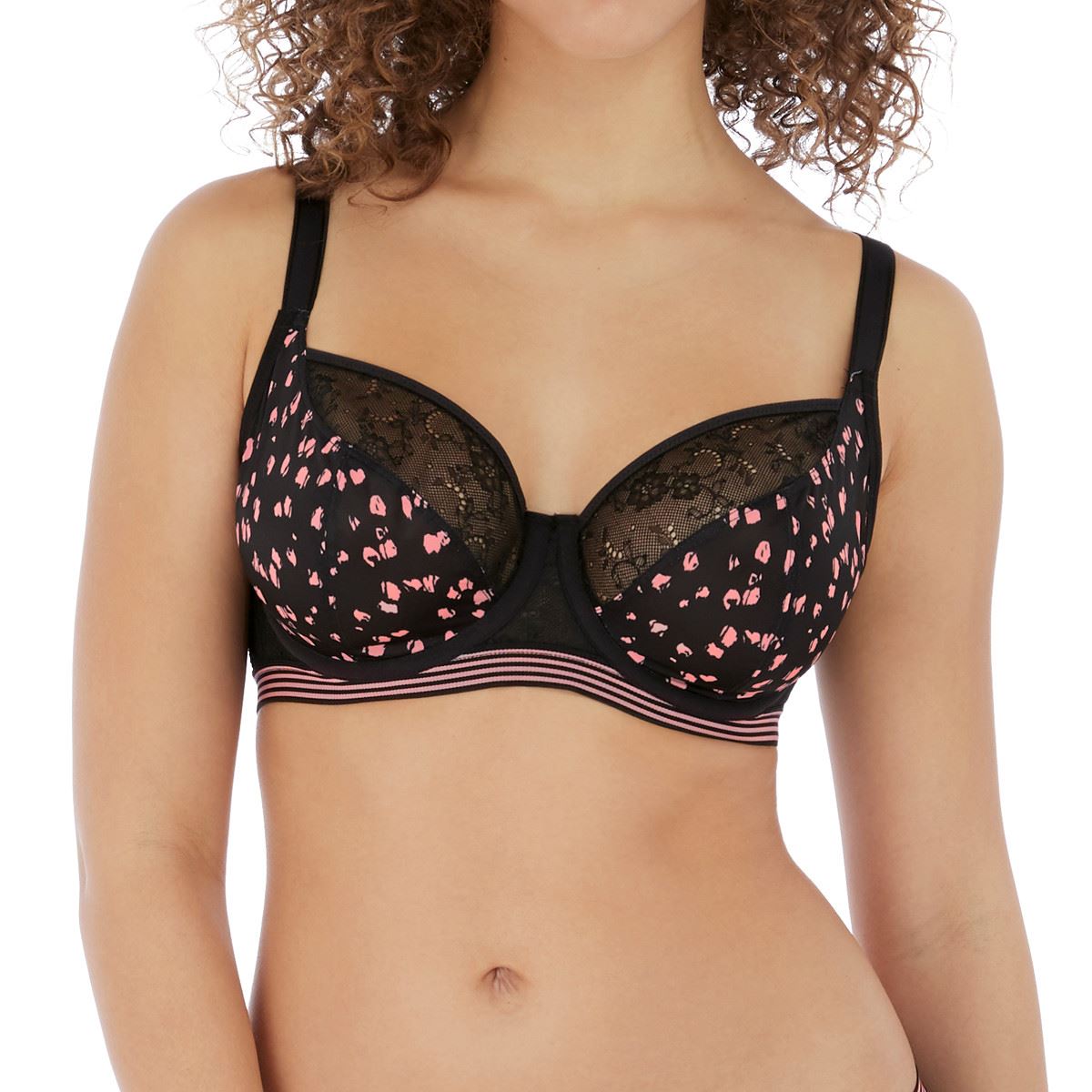 Freya Wild Plunge Bra - Black Rose