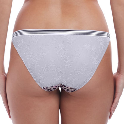 Freya Wild Brief - Grey Leopard