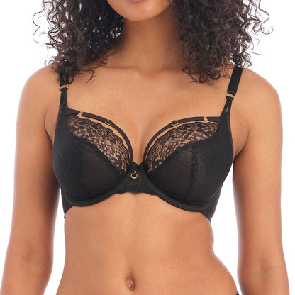 Freya Temptress Plunge Bra - Black