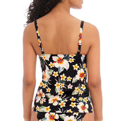 Freya Havana Sunrise Plunge Tankini Top - Multi