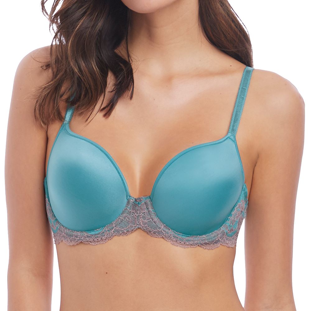 Wacoal Lace Affair Contour Bra - Twilight Mauve/Pagoda Blue