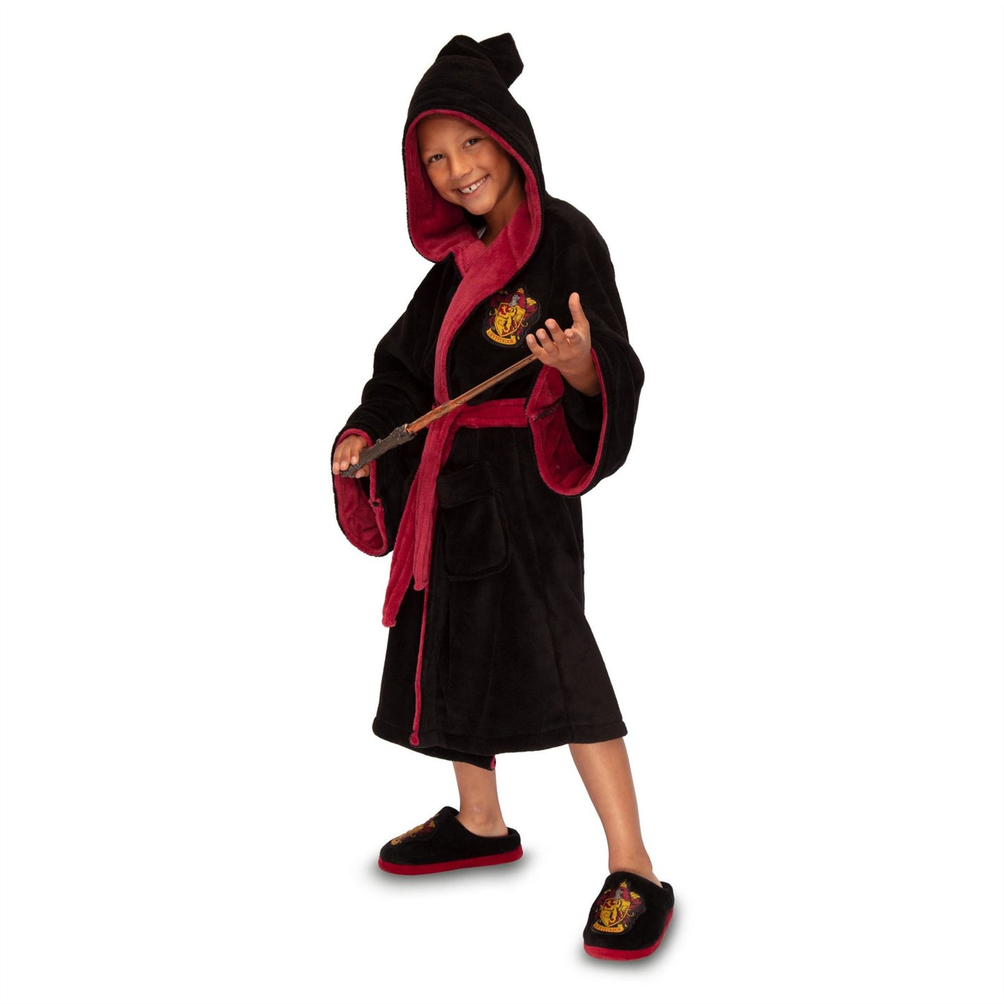 Harry Potter Kids Gryffindor Fleece Hooded Robe